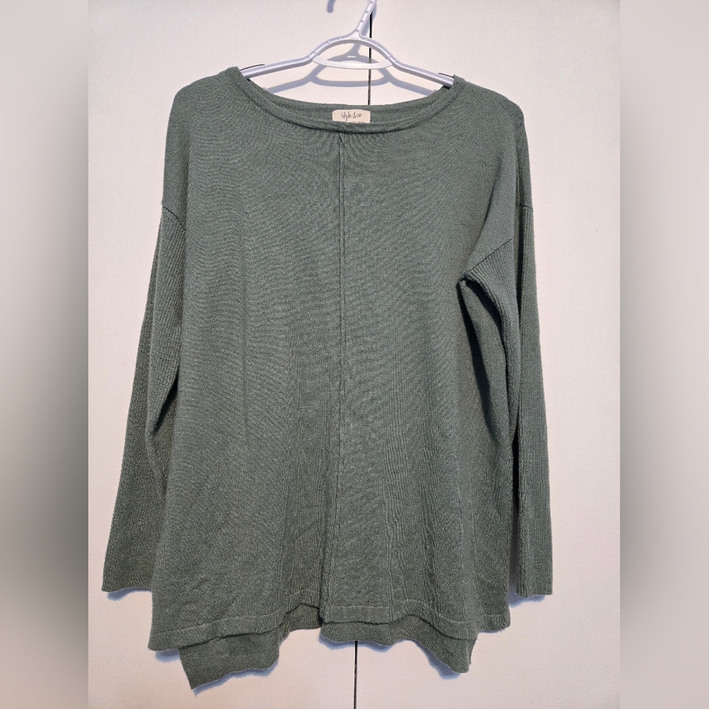 ❤️‎ Style & Co Olive Green Sweater
